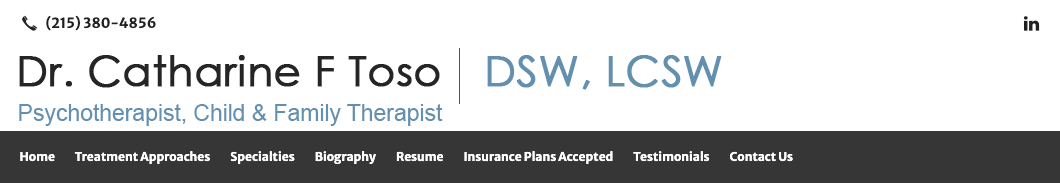 Dr. Catharine F Toso, DSW, LCSW